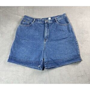 PS Gitano Mens 36 Loose Fit Y2K Denim Shorts Blue Classic Baggy Dad Skater